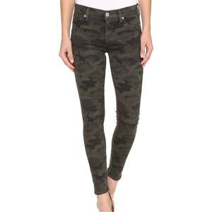 Hudson Nico Midrise Super Skinny Ankle Jeans in Surplus Camo